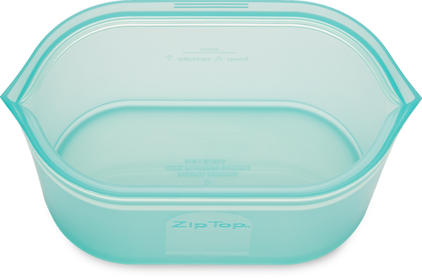 Zip Top Reusable Silicone 8-Piece Set - 3-Sizes of Cups, 3-Sizes of Dishes,  2-Sizes of Bags, Zippered Storage Containers in Gray - Yahoo Shopping