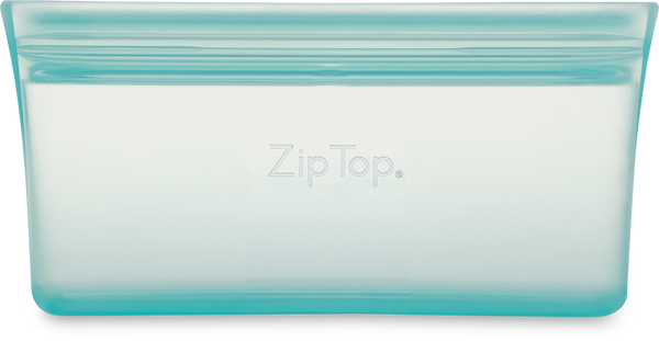 ZipTop Teal Reusable Silicone Bags Set